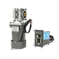 Miniatyrbillede 1 af 2: Worm Gear Motor, 120W Effekt, 30:1 Reduceringsforhold,sort