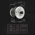 Pikkukuva 2 / 2: Korkean nopeuden tasavirtaharjamoottori, nimellisteho 350W, nimellisnopeus 2750RPM,36V 350W
