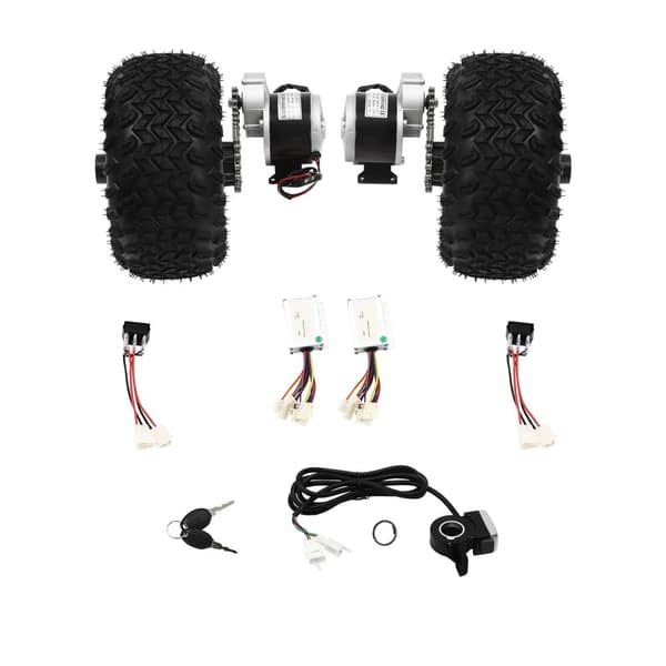Air Wheel Konverteringssæt, 250W eller 350W Strømmuligheder, 10-Tommer Hjuldiameter,24V 250W