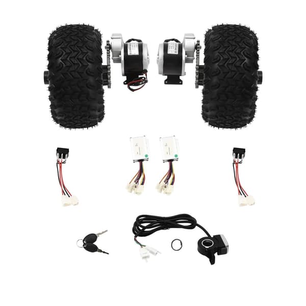 Air Wheel Konverteringssæt, 250W eller 350W Strømmuligheder, 10-Tommer Hjuldiameter,24V 250W