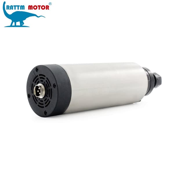 Luftkølet spindelmotor, 2,2KW effekt, 24000 omdrejninger pr. minut driftshastighed, ER20 spændemøtrik
