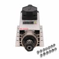 Miniatyrbillede 2 af 2: Spindelmotor, 24000 omdrejninger pr. minut, høj hastighed, luftkølingsteknologi, 2,2kw 220v, Junction Box sølv