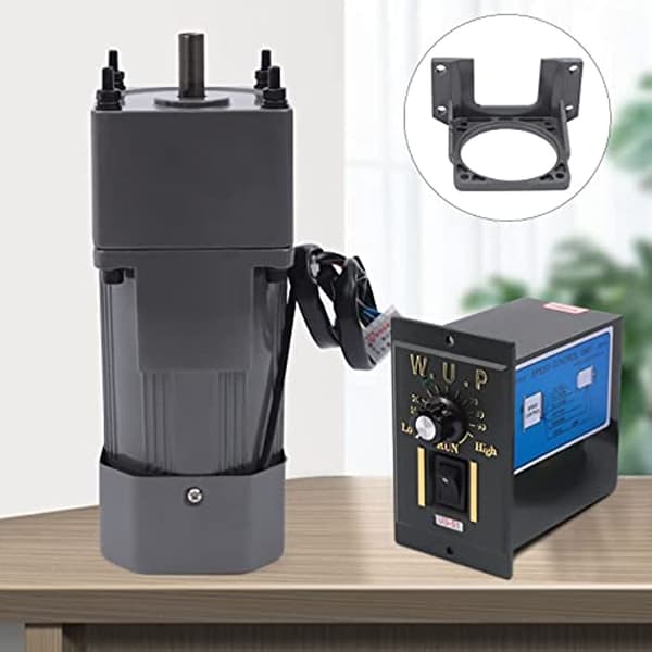 Gearmotor 220V, Høj Moment 90W, Justerbar Hastighedsregulator