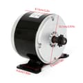 Miniatyrbild 2 av 2: 24V DC-motor, 250W effekt, 2750 RPM hastighet,Svart, 1STK