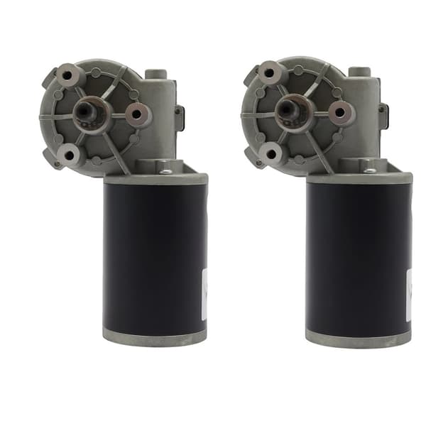 Elektrisk Gearmotor, 60W Effektudgang, 220RPM Hastighed,12V, Sølv