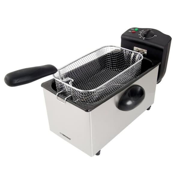 Deep-fat Fryer Esperanza EKG010 2000 W 3 L Sort, Hvid