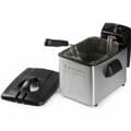 Miniatyrbillede 1 af 3: Deep-fat Fryer DOMO DO465FR 4 L 3000 W Silver Steel