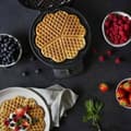 Miniatyrbillede 7 af 9: Waffle Maker Princess 01.132380.01.001 1200 W Black Silver Steel