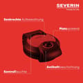 Miniatyrbild 4 av 10: Waffle Maker Severin WA 2103 Black 1200 W