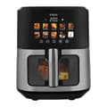 Miniatyrbillede 2 af 10: Air Fryer N'oveen AF770 Black Silver 1700 W 6,5 L