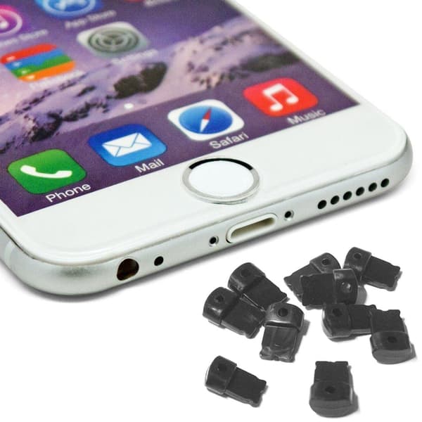 10-Pak - Støvbeskyttelsesplugg for iPhone / Lightning / Apple