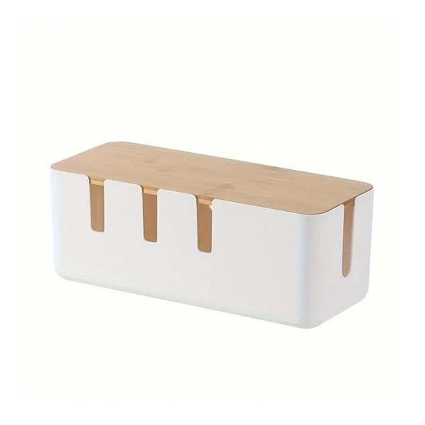Kabelförvaring - Mixad - Vit - Stor kapacitet - Säker - Modern design
