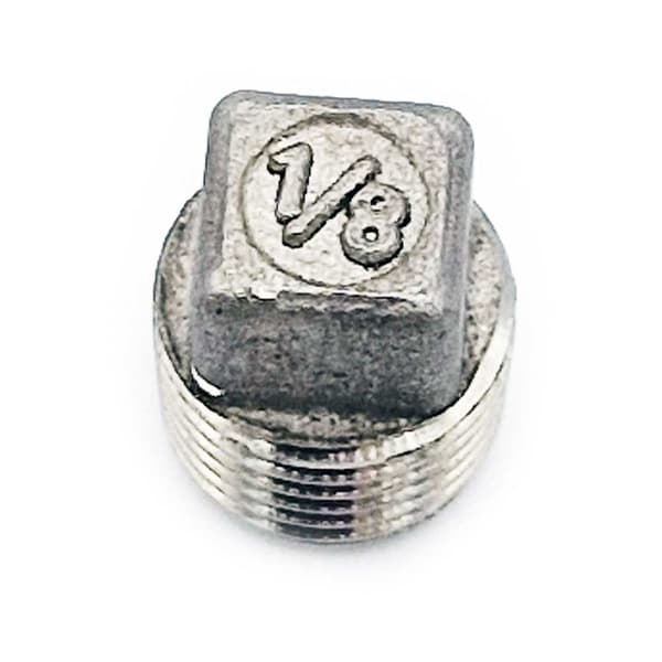 Prop med kant 1/8” MZ, rustfrit stål