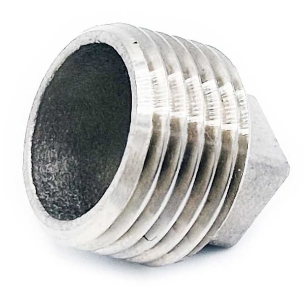 Prop med kant 1/2” MZ, rustfrit stål