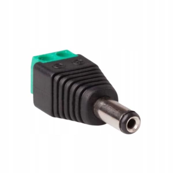 DC 2.1/5.5 stik med hurtigstik til MONO LED-strimler