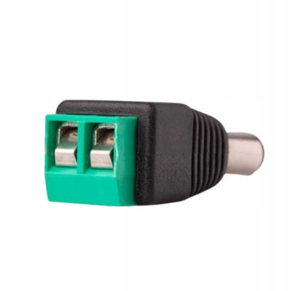 DC 2.1/5.5 stik med hurtigstik til MONO LED-strimler