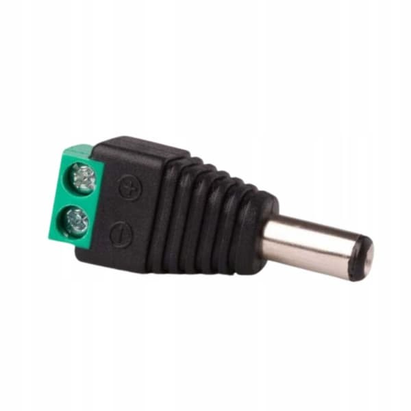 DC 2.1/5.5 stik med hurtigstik til MONO LED-strimler
