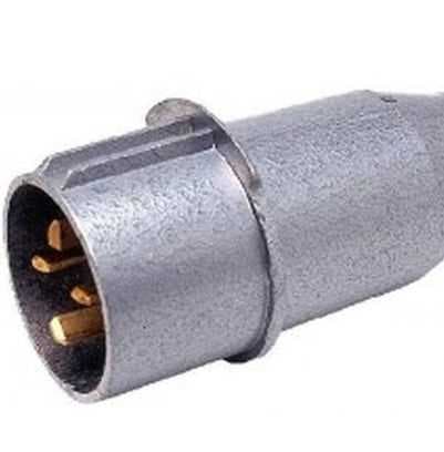 4P 32A 500V metallkontakt med platta stift