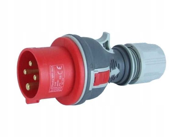Strømstik 3P+Z 32A 400V 4P IP44 WPP 32/4