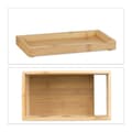 Miniatyrbild 3 av 4: Relaxdays Bamboo Laddningsdocka Kabelbox Trä Skrivbord Smartphone HxBxD: 16,5 x 25,5 x 14 cm, Natural
