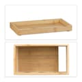 Miniatyrbild 5 av 6: Relaxdays Bamboo Laddningsdocka Kabelbox Trä Skrivbord Smartphone HxBxD: 16,5 x 25,5 x 14 cm, Natural