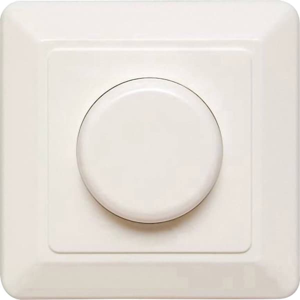 Ehmann T46.03 Dimmer infälld Lämplig för ljuskälla: LED-lampa, Lågenergilampa, Glödlampa, Halogenlampa Vit