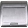 Miniatyrbild 3 av 3: Heitronic 40462 2x Golveluttag Infälld IP20 Silver