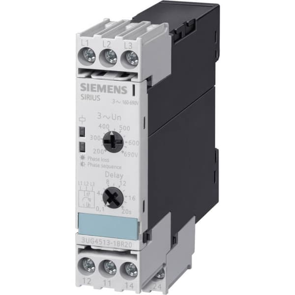 Siemens 3UG4511-1BP20 Övervakningsreläer 320 - 500 V/AC 2 switch 1 st