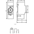 Miniatyrbild 2 av 4: kopplingsur för DIN-skena Driftspänning: 230 V/AC Finder 12.01.8.230.0000 1 switch 16 A 250 V/AC Dagsprogram, Motordrif