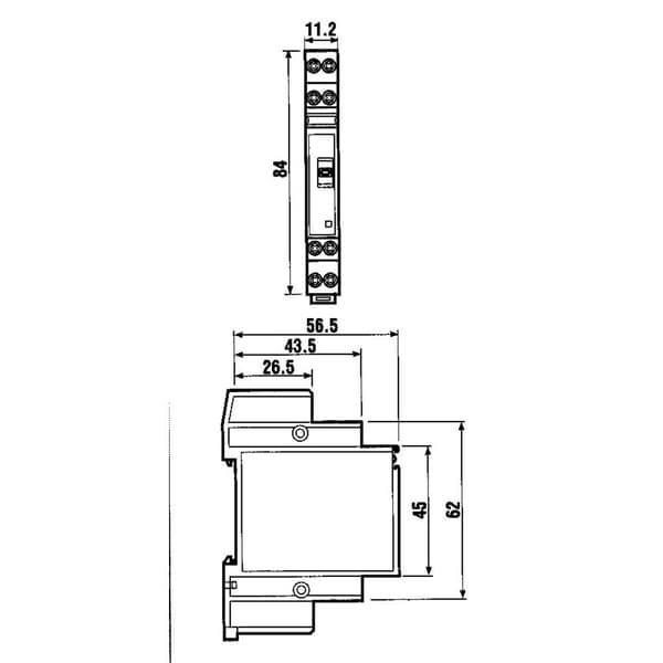 Finder 19.21.0.024.0000 industrirelä Nominell spänning: 24 V/DC, 24 V/AC Växelström (max): 10 A 1 switch 1 st