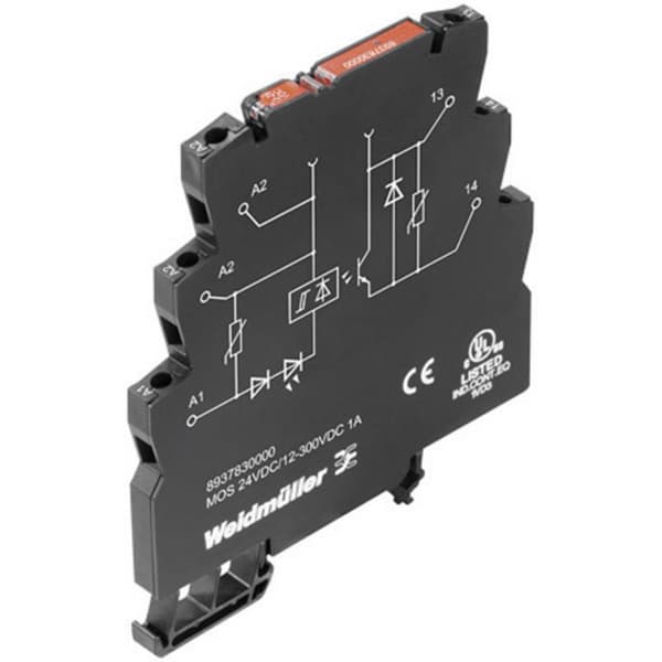 Weidmüller Halvledar-relä 8937930000 0.05 A Växelspänning (max.): 5 V/DC 1 st