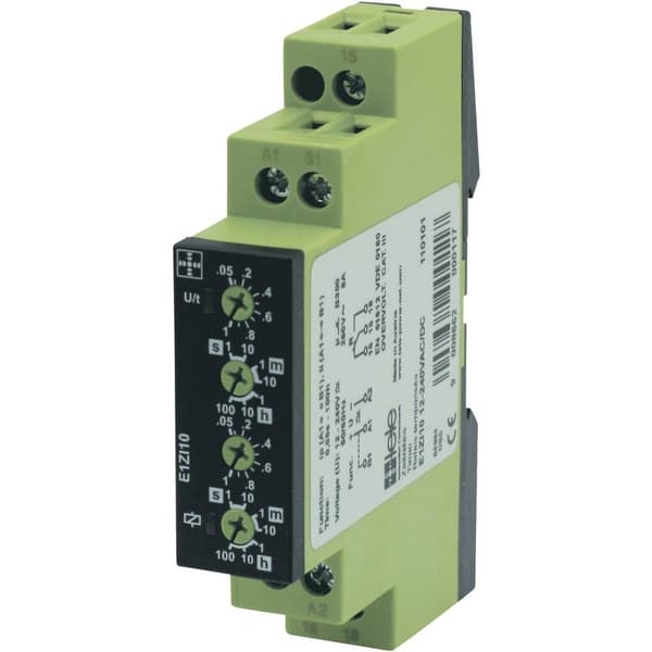 tele 110101 E1ZI10 12-240VAC/DC Tidsrelä Multifunktionell 1 st 1 switch