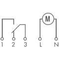 Miniatyrbild 3 av 3: Tidsur för frontmontering Driftspänning: 230 V/AC Finder 12.31.8.230.0000 1 switch 16 A Dagsprogram