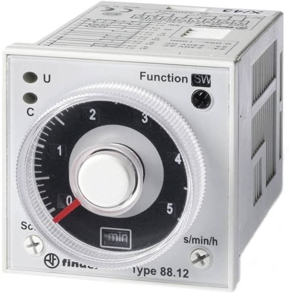 Finder 88.12.0.230.0002 88.12.0.230.0002 Tidsrelä Multifunktionell 1 st Tidsdomän: 0.05 s - 100 h 2 switch