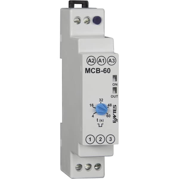 ENTES 101582 MCB-60 Tidsrelä Monofunktionell 24 V/DC, 24 V/AC, 230 V/AC 1 st Tidsdomän: 4 - 60 s 1 switch