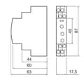 Miniatyrbild 3 av 3: Eberle 0530 52 649 001 IZA/R Tidsrelä Multifunktionell 1 st Tidsdomän: 0.05 s - 100 h 1 switch
