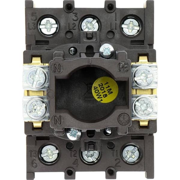 Eaton P1-25/EA/SVB Kamomkopplare avspärrbar 25 A 690 V 1 x 90 ° Gul, Röd 1 st