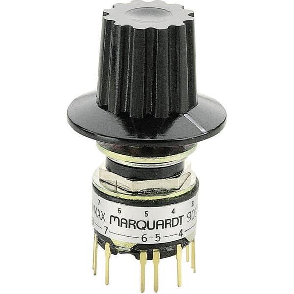 Marquardt 9037.0400 9037.0400 Vridströmbrytare 28 V 0.014 A Switchpositioner 3 1 x 30 ° 1 st