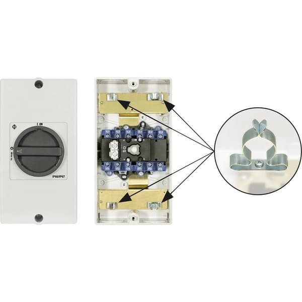 Kraus & Naimer KG20B.T106/D-A046.KL11V Arbetsbrytare avspärrbar 1 x 90 ° Svart 1 st