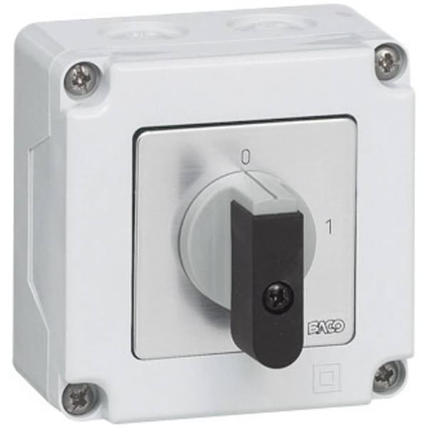 BACO NB02AGQ Lastfrånskiljare 16 A 1 x 90 ° Grå, Svart 1 st