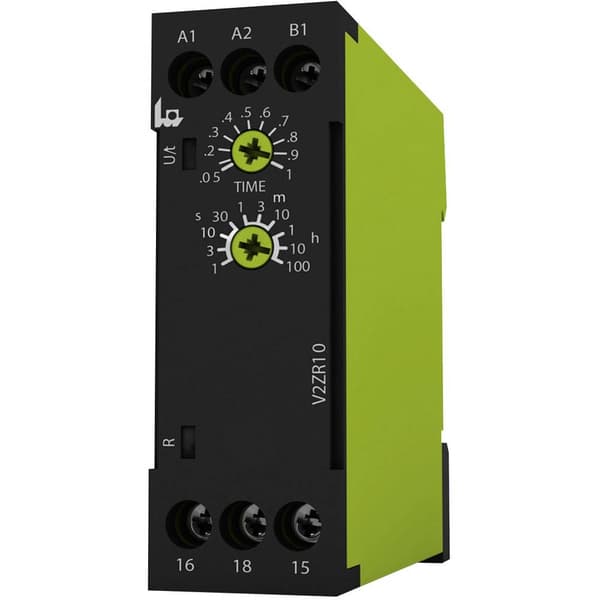 tele 125120 V2ZR10 24-240V AC/DC Tidsrelä Monofunktionell 1 st Tidsdomän: 0.05 s - 100 h 1 switch