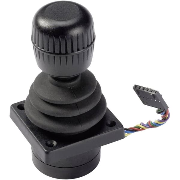 APEM 3140RAL600 Joystick 5 V Vred Ledning, öppen ände IP65 1 st