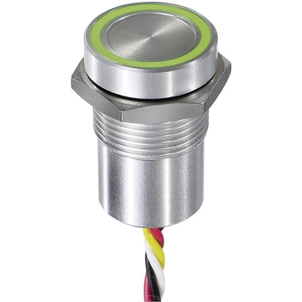 APEM CPB1110000NGSC CPB1110000NGSC Sensorknapp 12 V 0.2 A momentan Grön, Röd IP68, IP69 K (i inbyggt tillstånd) 1 st