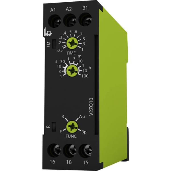 tele 125150 V2ZQ10 24-240V AC/DC Tidsrelä Multifunktionell 1 st Tidsdomän: 0.05 s - 100 h 1 switch