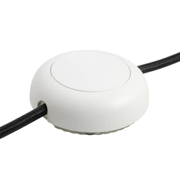 interBär 8124-008.01 LED-sladdimmer med strömbrytare Vit 1x Av/På Brytförmåga (min.) 5 W Bryteffekt (max.) 150 W 1 st