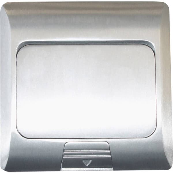 LEDmaxx 105626 1x Golveluttag Infälld med Cat5 hylsa IP20 Aluminium