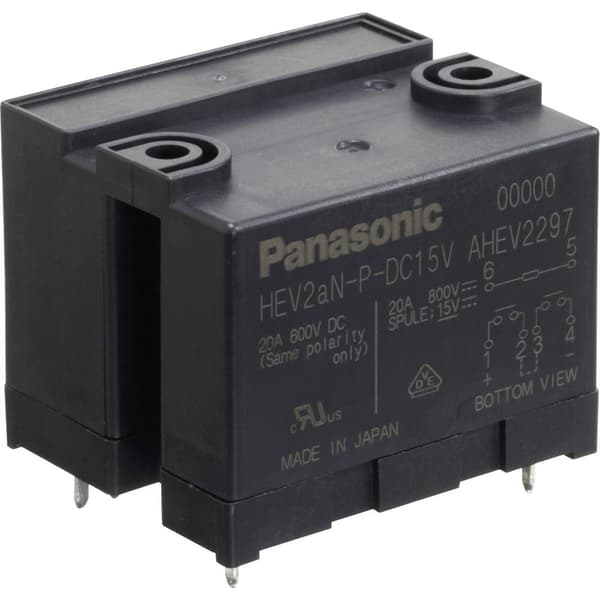 Panasonic HEV2AN-P-DC24V Kretskort-relä 24 V/DC 20 A 2 NO 1 st
