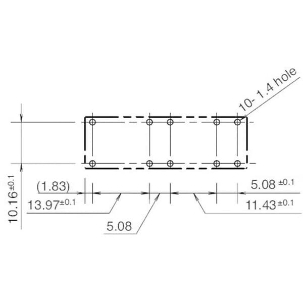 Idec RF1V-3A1BL-D24 Kretskort-relä 24 V/DC 6 A 3 NO, 1 NC 1 st