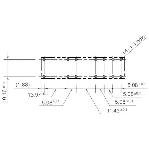 Idec RF1V-5A1BL-D24 Kretskort-relä 24 V/DC 6 A 5 NO, 1 NC 1 st