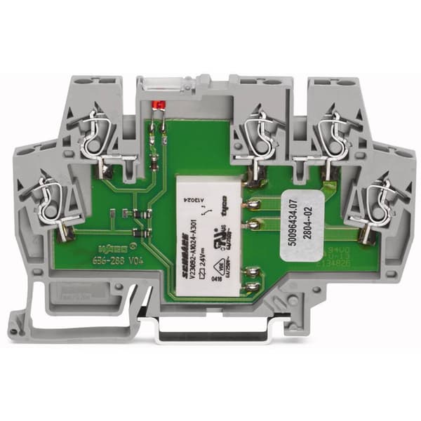 WAGO 859-392 reläklämma Nominell spänning: 24 V/DC Växelström (max): 3 A 1 switch 1 st